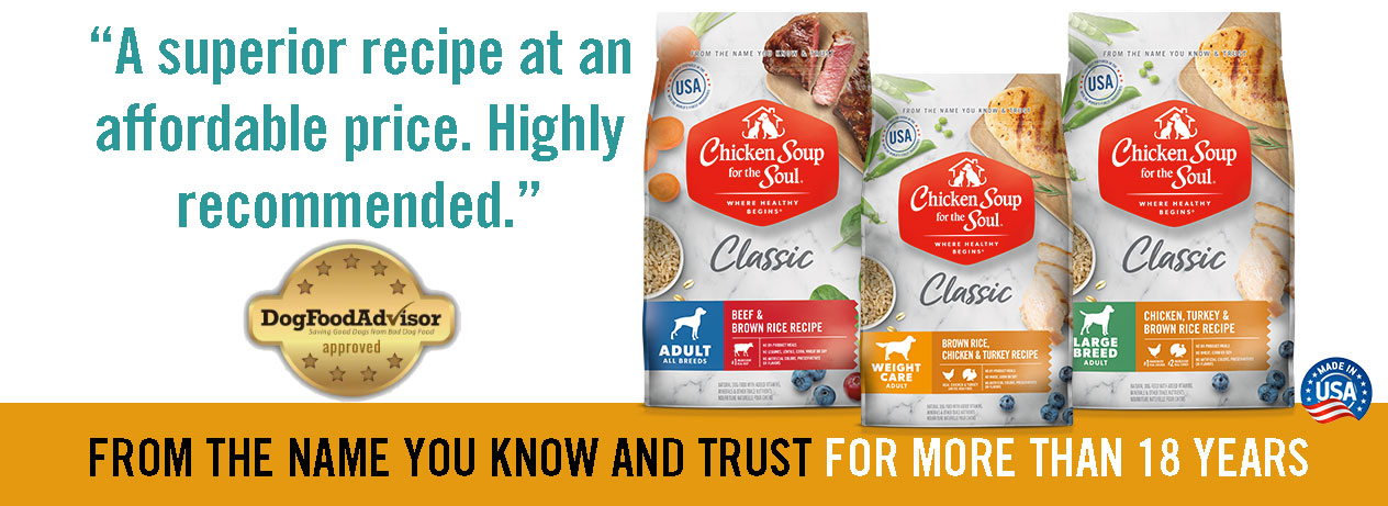 Chicken Soup for the Soul Classic Dry Dog Food: DogFoodAdvisor approved